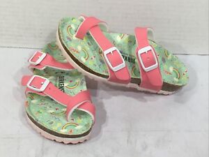 Birkenstock Toddler Girls Size 8 EU 26 Narrow Mayari Pink Sandals Y23-699