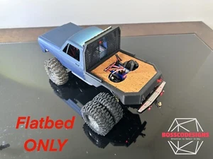 Custom 1:18 Scale Flatbed for TRX4M, TRX4M High Trail & Other Model Vehicles - Picture 1 of 6