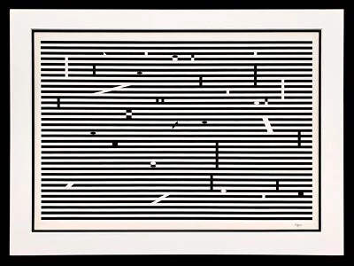 YAACOV AGAM "V" (DE LA SERIE DOBLE METAMORFOSIS) 1973 | FIRMADO Foto 1 de 4