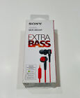 SONY MDR-XB50AP Extra Bass  Wired in Ear Headphones with Remote Control  - Red