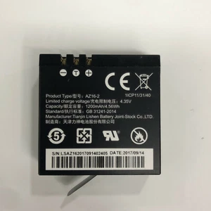 AZ16-2 AZ16-1 New Genuine 1200mAh Battery for Xiaomi YI 360 VR / Yi 4K / Yi 4K+ - Picture 1 of 2