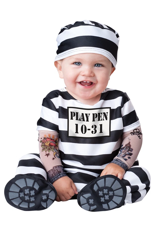 Brand New Time Out Jail Prisoner Convict Infant/Toddler Costume - Image 1 of 1