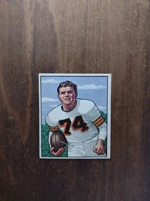 1950 Bowman #79 Tony Adamle RC Cleveland Browns No Creases  - Image 1 of 2