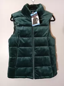 Zeroxposur Women Evergreen Velvet Puff Vest Jacket Size Large - Picture 1 of 9