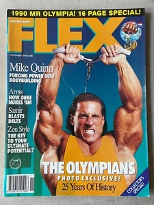 FLEX Bodybuilding Magazine November 1990 Cover Mike Quinn 9514* - Imagen 1 de 3