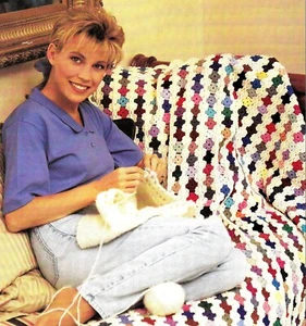 SCRAP YARN Granny's Daughter Afghan/Crochet Pattern INSTRUCTIONS ONLY - Picture 1 of 1
