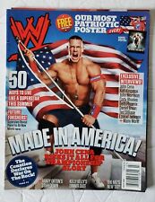 WWE Magazine July 2011 John Cena Flag Cover + John Cena Flag Poster