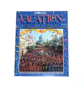 Guía de vacaciones Walt Disney World Resort 1991-92 de colección, edición 20 aniversario - Imagen 1 de 9