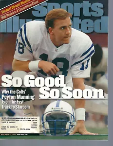 Sports Illustrated Magazine. 11/22/1999. Peyton Manning. Colts. - Picture 1 of 1
