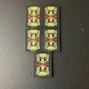 Garbage Pail Kids Nation Challenge Coin Playing Cards *Set of 5* Black Nickel - Picture 1 of 2