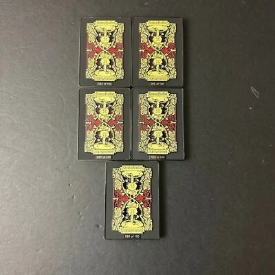 Garbage Pail Kids Nation Challenge Coin Playing Cards *Set of 5* Black Nickel - Image 1 of 2