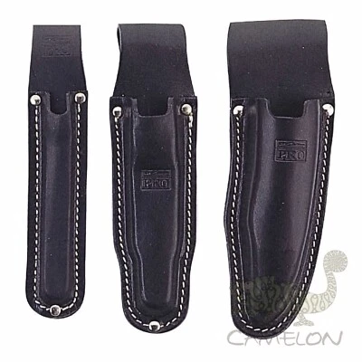 NT Cutter Black Leather Sheath Belt Loop Case Holster for NT Knife 3 Type Japan - Image 1 of 4