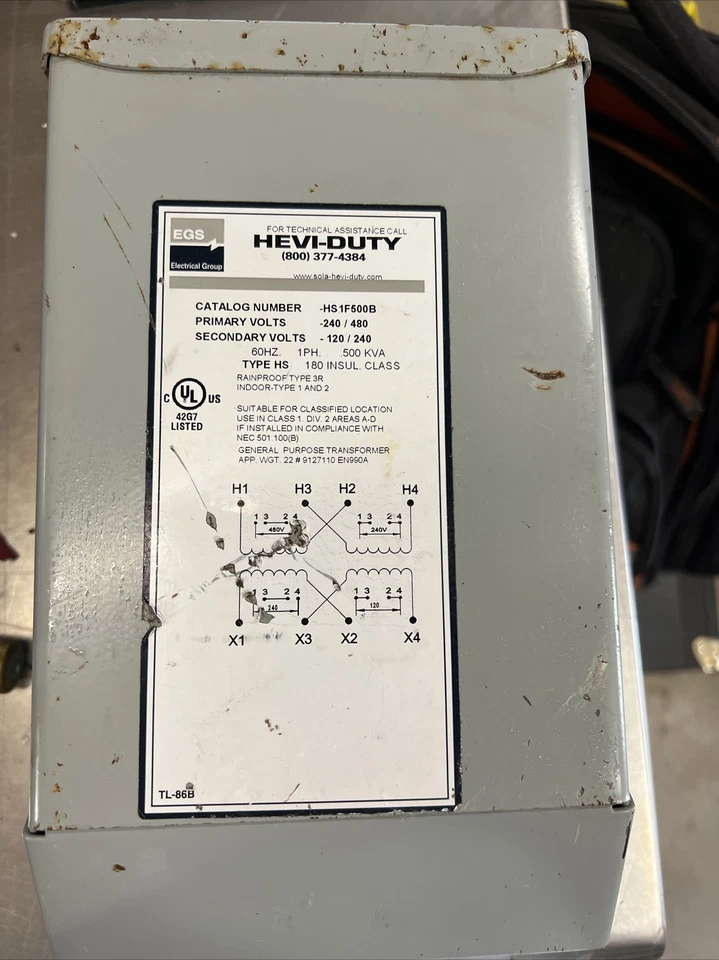 Transformador de propósito general EGS HS1F500B Foto 1 de 1