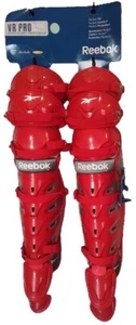 Adult Baseball Leg / Shin Guards Reebok / Baseball Catchers Protective Gear 17" - Bild 1 von 16