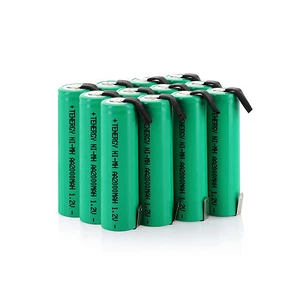 Tenergy 12PCS AA 1.2V 2000mAh NiMH Rechargeable Batteries Cell Flat Top w/ Tabs - Picture 1 of 8