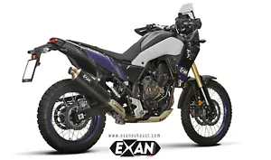 Yamaha Tenere 700 2021 Exan Escape Slipon Silenciador Ovalado Carbono Nuevo - Imagen 1 de 2