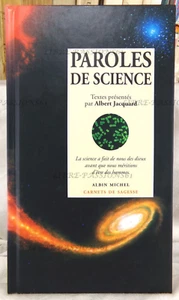 PAROLES DE SCIENCE, ALBERT JACQUARD, ÉDITIONS ALBIN MICHEL, 1995 - Picture 1 of 12