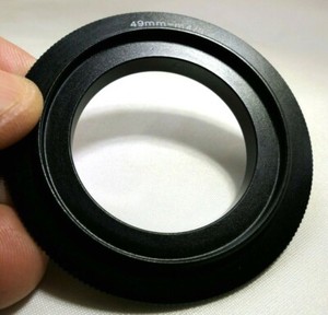 49mm Macro Reverse Lens Adapter Ring For M4/3 Micro Four Thirds Camera OM-D GH5