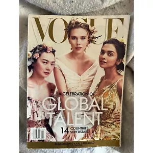 VOGUE MAGAZINE APRIL 2019, GLOBAL TALENT 14 COUNTRIES KARL LAGERFELD - Picture 1 of 3