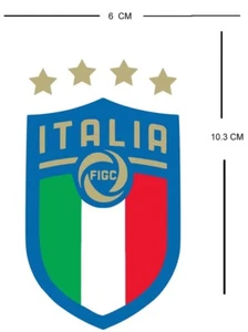 3er Set Italien Wappen Silikon Bügelflicken für Stoffmaterialien - Bild 1 von 1