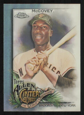 2022 Topps Allen and Ginter Chrome Refractors #129 Willie McCovey - Image 1 of 2