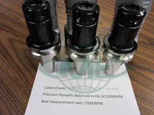 3pcs BT40-ER25-100mm COLLET CHUCKS balanced to G6.3/15000RPM Tool Holder Set - Picture 1 of 2