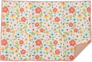 Microfiber Drying Mat (14"x21")EASTER TOSS CORAL,COLORFUL FLOWERS, pink #1, Ritz - Picture 1 of 13