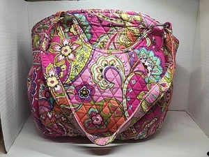 Vera Bradley Glenna Schultertasche Rosa Paisley Wirbel - Bild 1 von 8