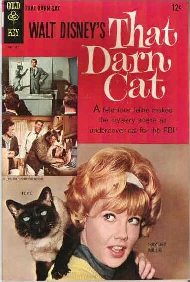 That Darn Cat (Walt Disney's...) #1 FN; Gold Key | Hayley Mills - we combine shi - Image 1 of 1
