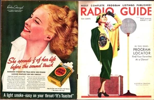 RADIO GUIDE  Magazine August 7, 1937 Cover: Kathryn Cravens - Picture 1 of 23