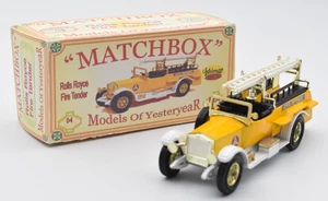 Matchbox MoY Yesteryear Y6 1920 Rolls Royce Feuerwehr. Code 3 Ishimar England - Bild 1 von 7