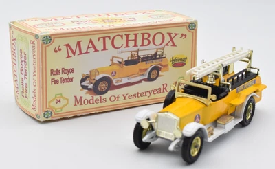 Matchbox MoY Yesteryear Y6 1920 Rolls Royce Feuerwehr. Code 3 Ishimar England - Bild 1 von 4
