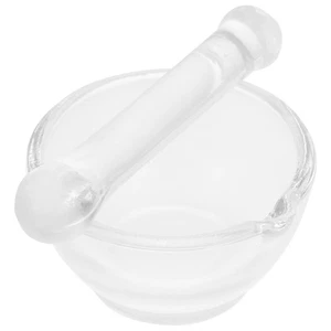 Mörser Stößel Set Knoblauch Schleifschale Steingut Mörser für Küche - Bild 1 von 12