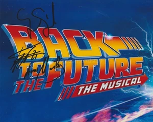 Cory English & Kirk Ellis HAND SIGNED 8x10 Photo, Autograph, Back To The Future - Picture 1 of 2