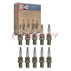 10 pc Champion 1008 Spark Plugs for R6918C9 R6918B9 QC59C Ignition Wire fy - Picture 1 of 5