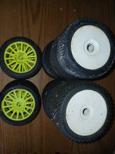 Huge Lot Of RC Car Buggy Rims With  Tires Ofna 1 8 - Picture 1 of 7