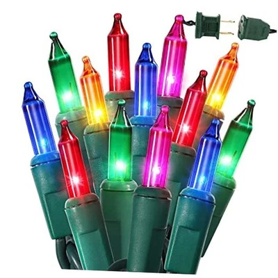 ed Christmas Lights, 69.6ft Connectable Christmas Tree 300 Count Multicolor - Image 1 of 4