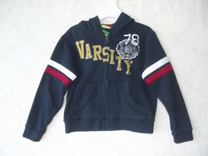 Chaqueta con Capucha Universitaria Greendog Little Boys Cremallera Azul Marino Polar 3/3T NUEVA CON ETIQUETAS B5162 - Imagen 1 de 3