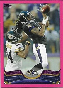 2013 Topps Torrey Smith Baltimore Ravens Pink Parallel # 197 #'d 359/399   - Bild 1 von 2