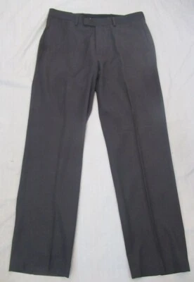 INC International Mens Gray Pin Stripe wool blend Dress Pants size 32X32 - Image 1 of 3