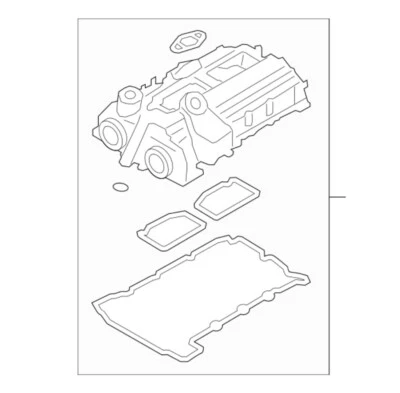 Junta da tampa da válvula BMW para 328, 428, 528, X1, X3, X4. 2.0 Turbo - 11 12 7 588 418 - Imagem 1 de 2