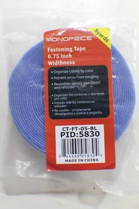 Haken und Schlaufe Befestigungsband, 5 Meter/Rolle, 0,75 Zoll, blau 5830 - Bild 1 von 2