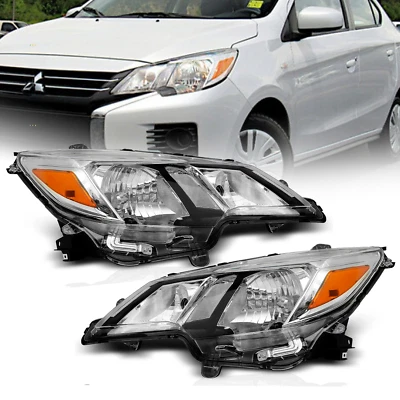 Headlamps For 2021 2022 2023 Mirage G4 ES LE BE Halogen Headlights  L+R  Lights Foto 1 de 4