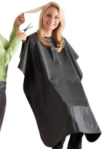 MAXIMEX Friseur Umhang Schutz waschbar schützt Kleidung Haare schneiden färben - Bild 1 von 4