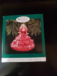 1996 Hallmark Keepsake 1st Ornament Collector's Club 1988 Happy Holidays Barbie - Picture 1 of 6