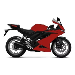 Yamaha YZF-R 125 2019-2022 - 26 Piece Full Fairing Kit Satin Red/Black - Picture 1 of 12