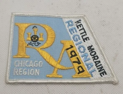 VTG embroidered Patch Racecar sprint car RA regional sprints Chicago region 1979 - Image 1 of 3