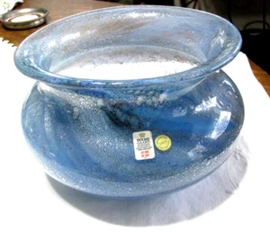 Mouth Blown Art Glass Herring Bowl-Holmegaard of Copenhagen-Lead Crystal-SALE!!! - Picture 1 of 8