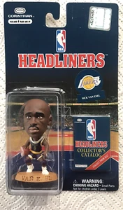 Nick Van Exel '97 Headliners NBA LA Lakers Figure & '93 Topps & Upper Deck cards - Picture 1 of 6
