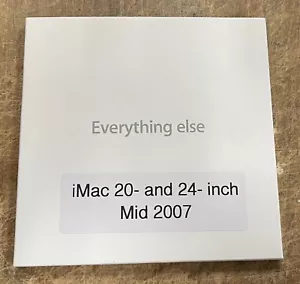 Apple iMac 20- and 24-inch Mid 2007 Print and Media Packet P/N: 607-0458-A - Picture 1 of 1